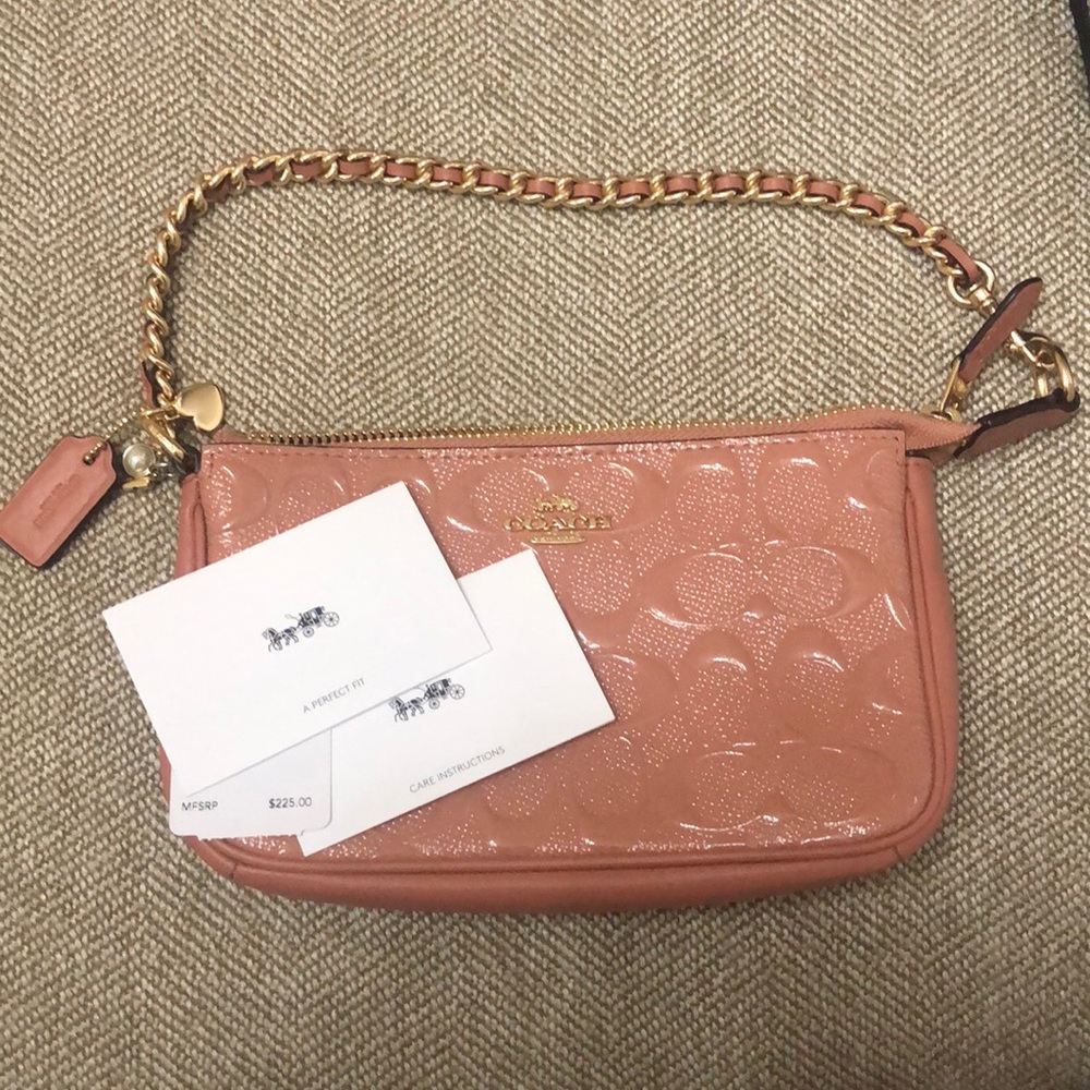 Brand New Coach Coral Clutch